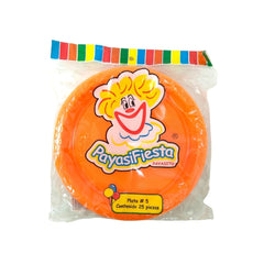 Platos de plástico Neón #5 - Payasifiestas - 25 Piezas