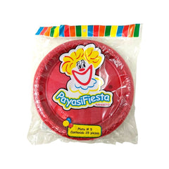 Platos de plástico Neón #5 - Payasifiestas - 25 Piezas