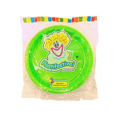 Platos de plástico Neón #5 - Payasifiestas - 25 Piezas