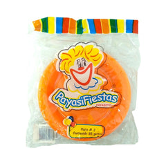 Platos de Plástico Neón #2 - Payasifiestas - 25 Piezas