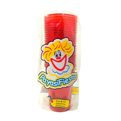 Vasos de Plástico #8 Neón - Payasifiestas - 25 Piezas