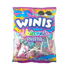 Paleta Unicornio - Winis - 40 piezas