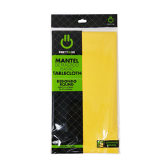 Mantel de Plástico Redondo - Party Is On - 1 Pza