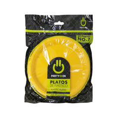 Platos de plástico #7 - Party Is On - 20 Pzas