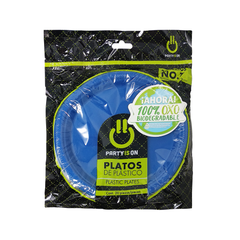 Platos de plástico #7 - Party Is On - 20 Pzas