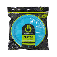 Platos de plástico #9 - Party Is On - 20 Pzas