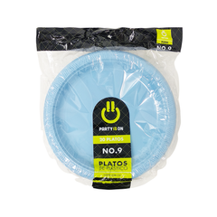 Platos de plástico #9 - Party Is On - 20 Pzas