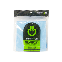 Servilletas Cóctel - Party Is On - 50 Pzas