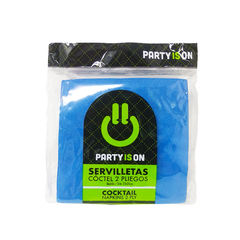 Servilletas Cóctel - Party Is On - 50 Pzas