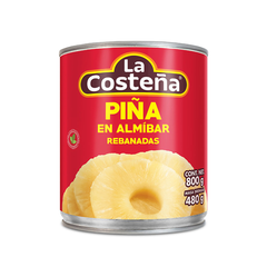 Piña en Almíbar Rebanadas - La Costeña - 800 g