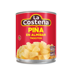 Piña en Almíbar en Trocitos - La Costeña - 800 g
