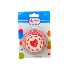 Capacillos de San Valentín Alegría - 100 piezas