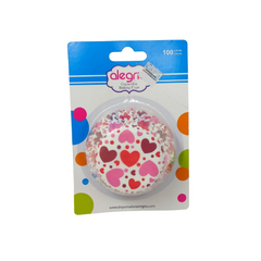 Capacillos de San Valentín Alegría - 100 piezas