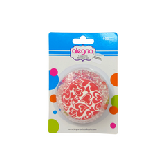 Capacillos de San Valentín Alegría - 100 piezas