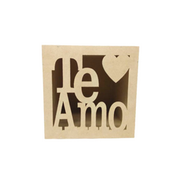 Caja calada 25 x 25 San Valentín