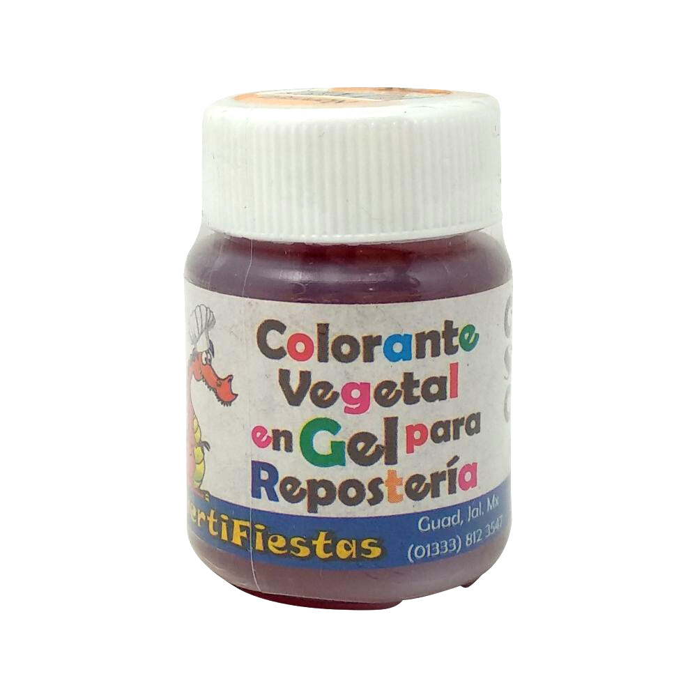 Colorante vegetal en gel - DivertiFiestas - 25 ml - Rosa brillante