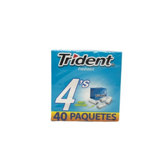 Trident 4'S Freshmint - 40 paquetes