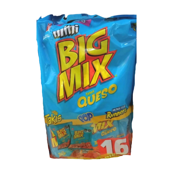 Mini Big Mix Sabor Queso Barcel 16 Piezas Comercial Zazueta 