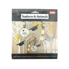 Sombrero Doctorado - 12 piezas