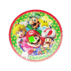 Super Mario Platos Pasteleros 6 Pzas.