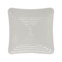 Plato square con relieve Távola de 19 cm