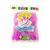 Tenedor Mediano Neón - Payasifiestas - 25 Piezas