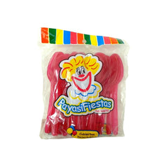 Cucharas Medianas Neón - Payasifiestas - 25 Piezas