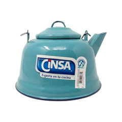 Tetera de peltre azul Cuervo #21