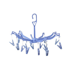 Colgador de plastico 16 clips Familymaid