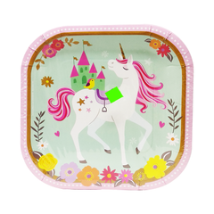 Unicornio Platos - 8 piezas