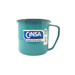 Vaso recto de peltre Cuervo #14