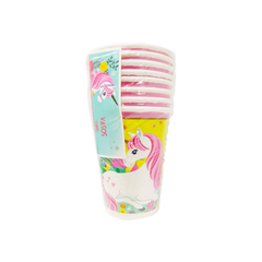 Unicornio Vasos - 8 piezas