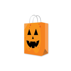 Bolsa para regalo Bond mediana de calabaza Halloween