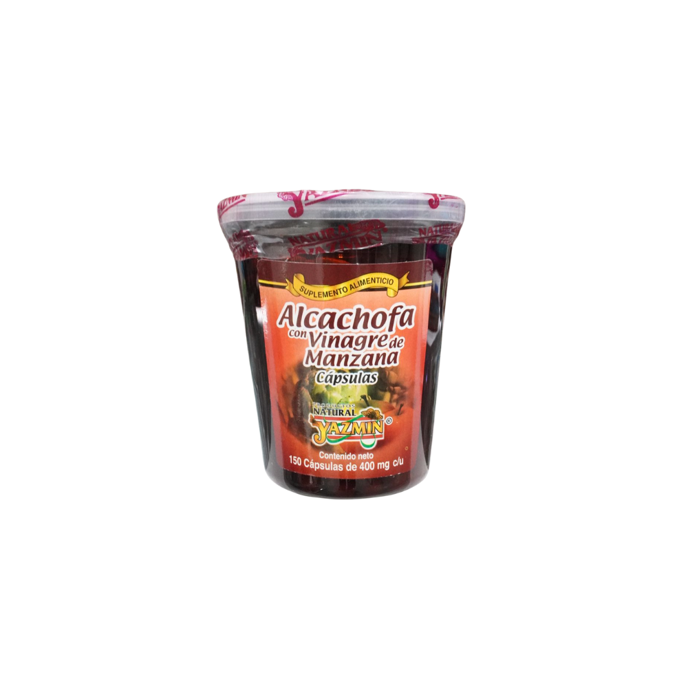 Alcachofa con Vinagre de Manzana C/150 Cápsulas Yazmín