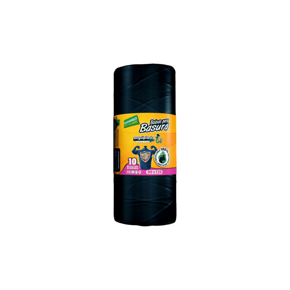Bolsa Negra Ecológica Rollo 90x120 Anguiplast
