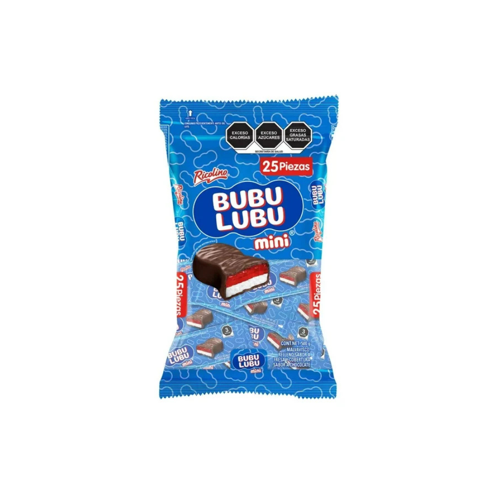 Bubulubu Mini - Ricolino - 25 piezas