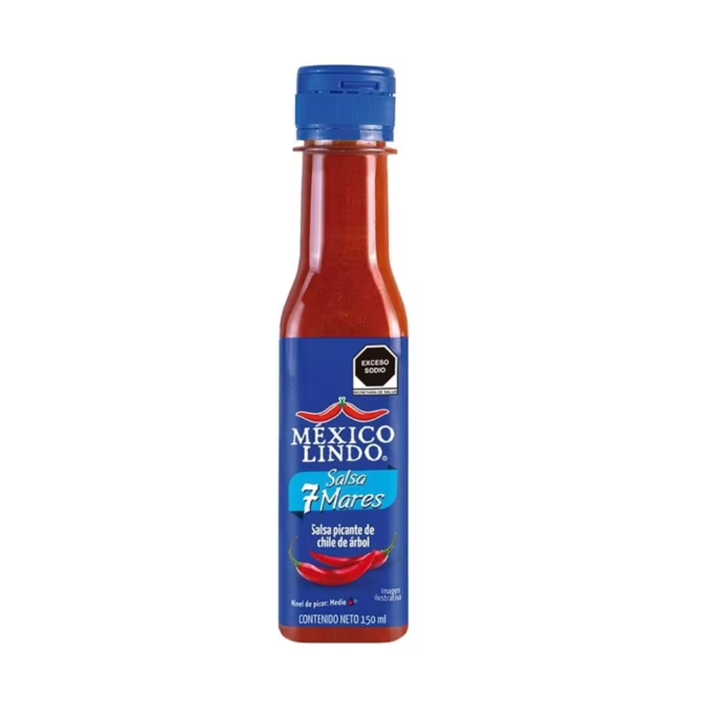 Salsa 7 Mares México Lindo - Salsas Castillo - 150 ML