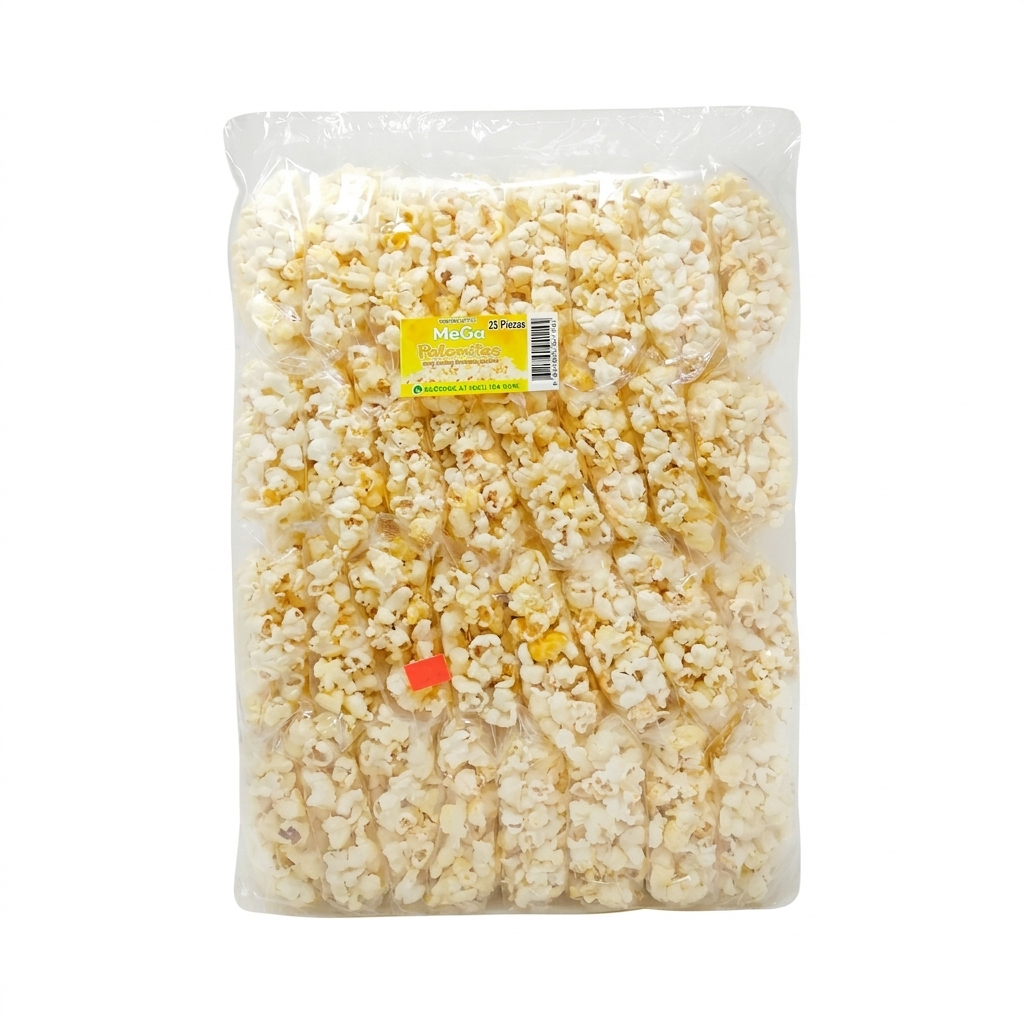 Palomitas con Sal y Mantequila - Mega - 25 Pzas