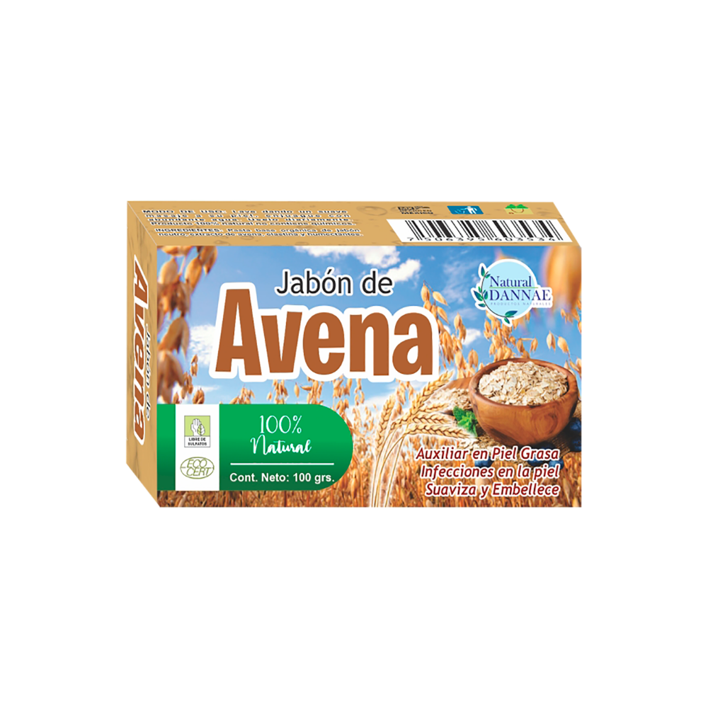 Jabón de Avena 100gr Dannae