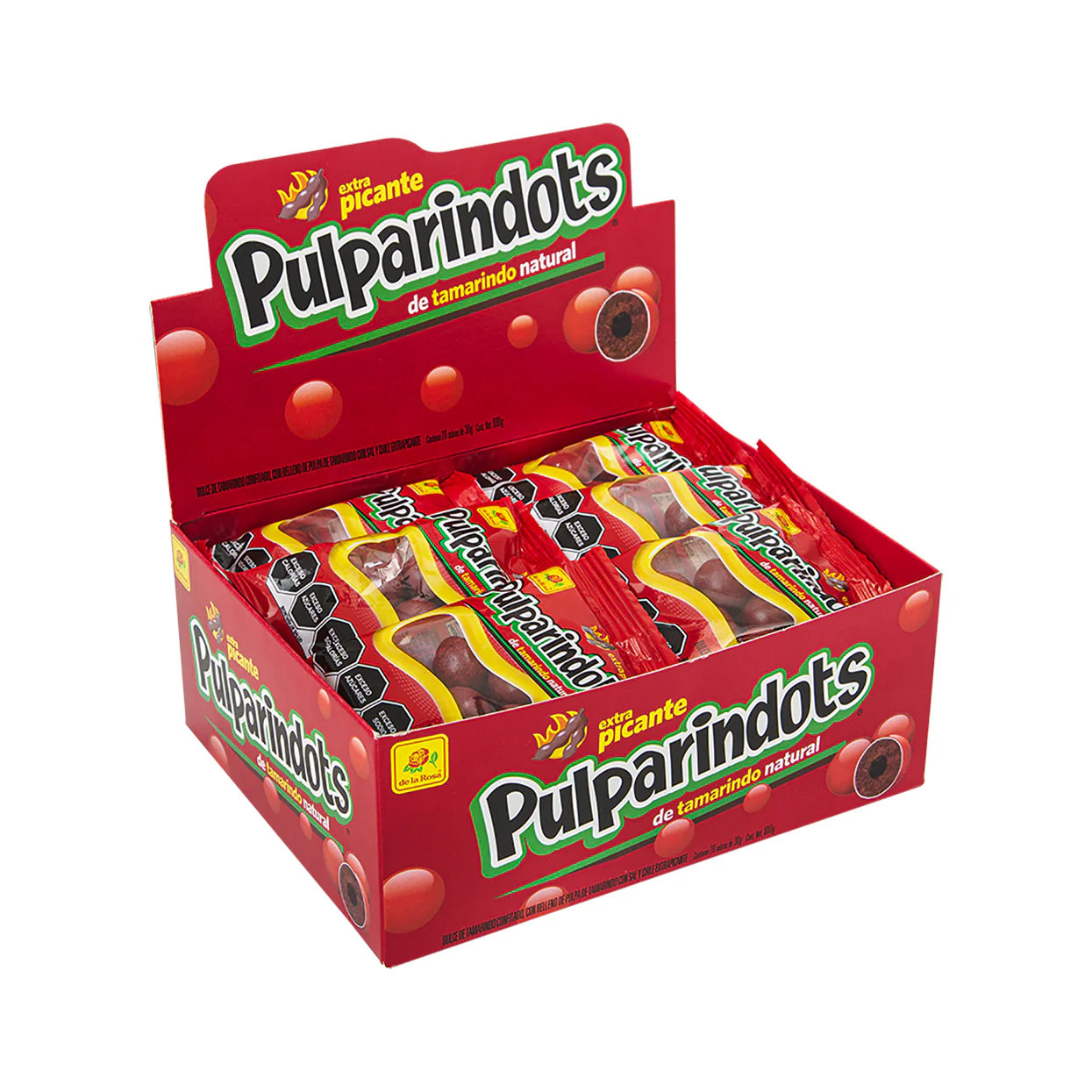 Pulparindots Extrapicante - De La Rosa - 20 piezas