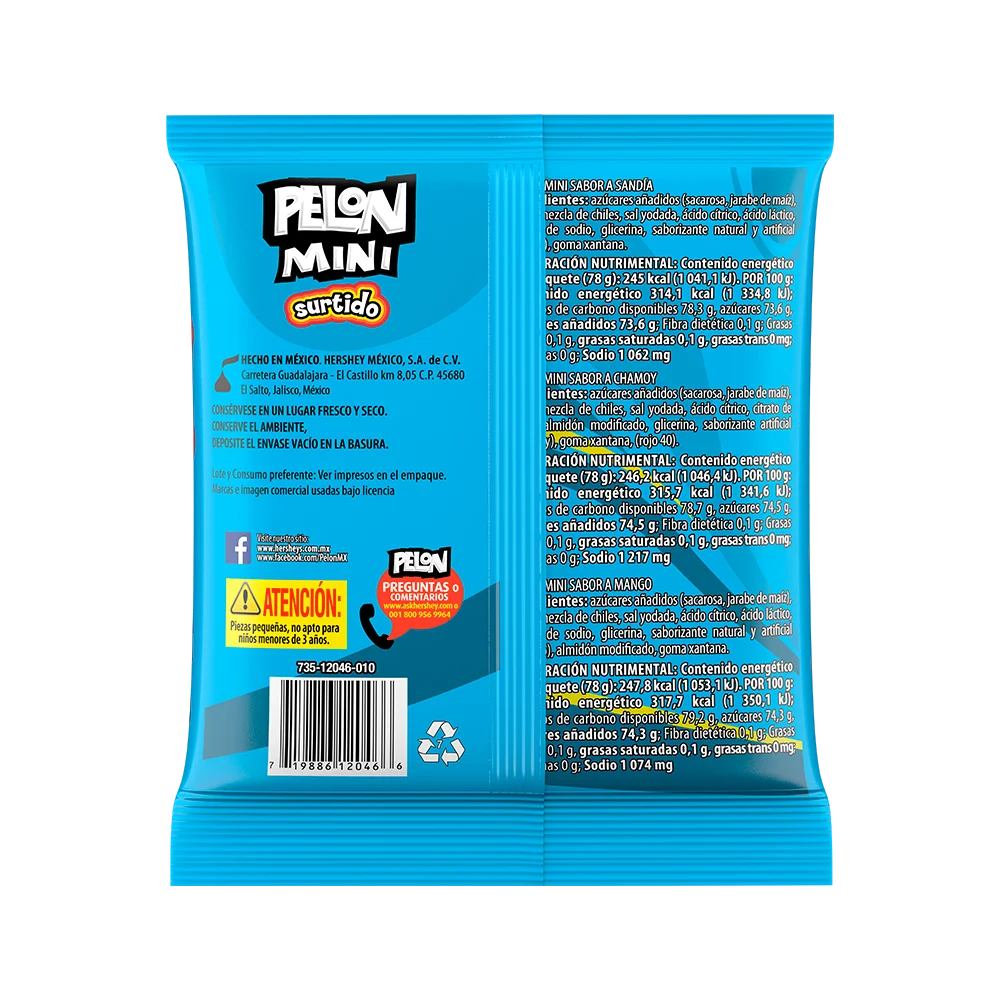Pelon Mini Surtido - Hershey's - 18 Piezas