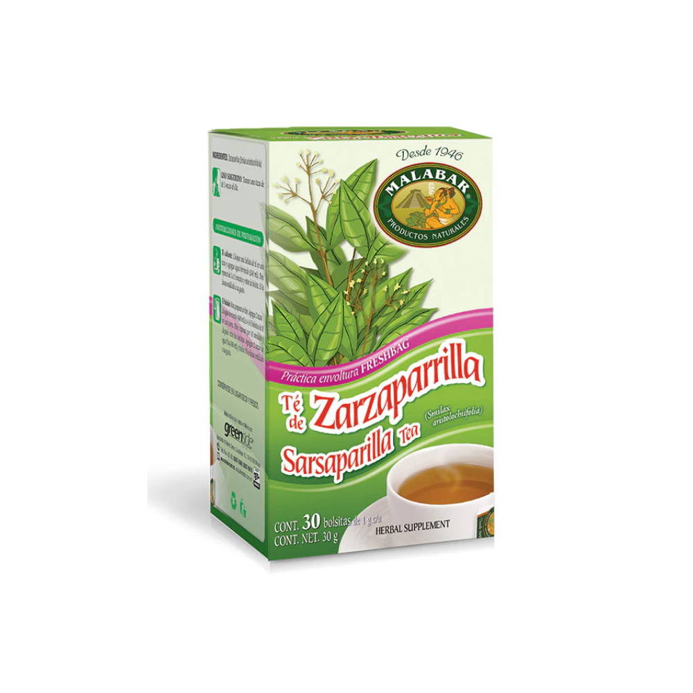 Té Zarzaparrilla - Malabar - 30 pzas