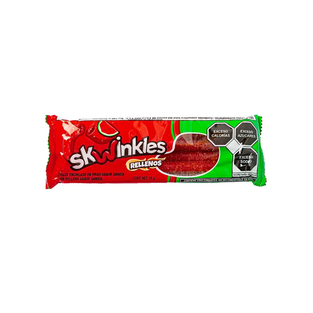 Skwinkles Rellenos Sandía Enchilada - Lucas - 12 piezas