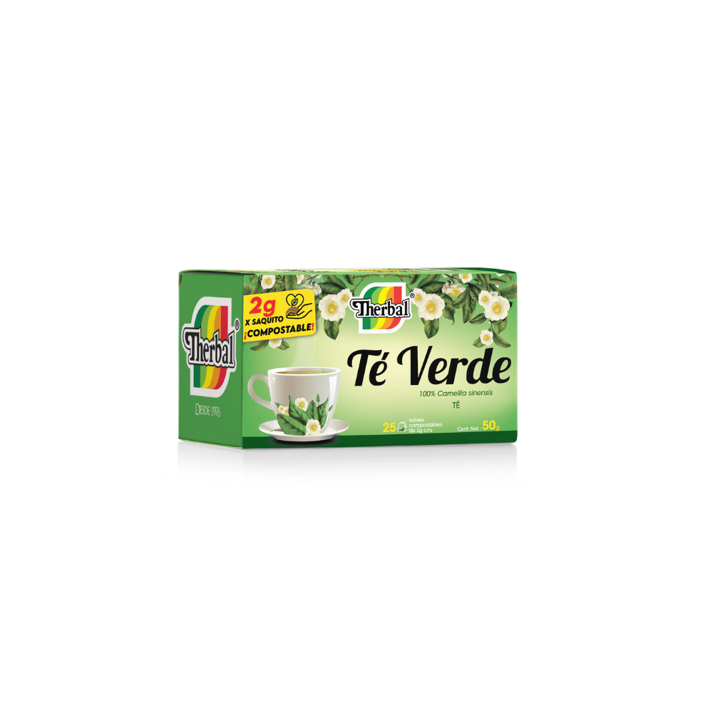 Té Verde Felices Sueños - Therbal - 25 sobres