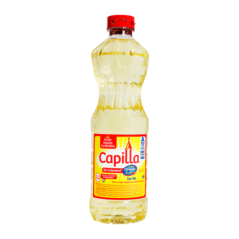 Aceite Vegetal - Capilla - 800 ml