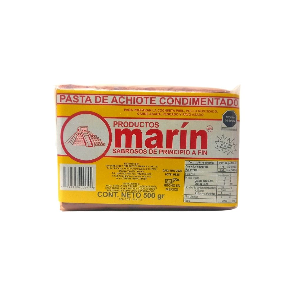 Achiote Condimentado - Productos Marín - 500 g