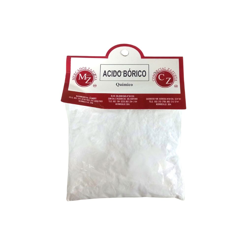 Ácido Bórico - 100 g – Comercial Zazueta
