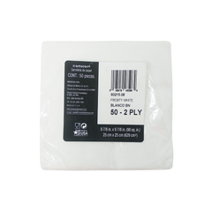 Servilletas Blancas - Amscan - 50 Pzas