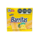 Barritas de Piña - Marinela - 12 piezas