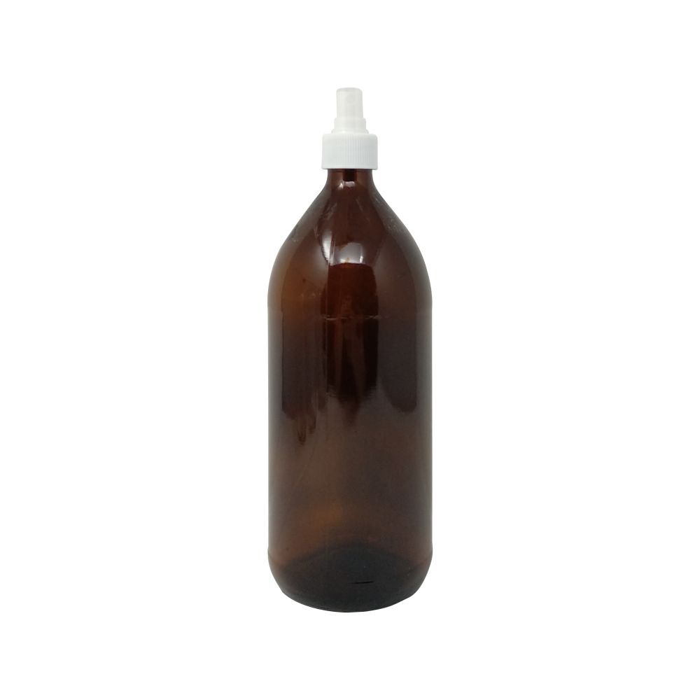 Botella ámbar con atomizador 1 L